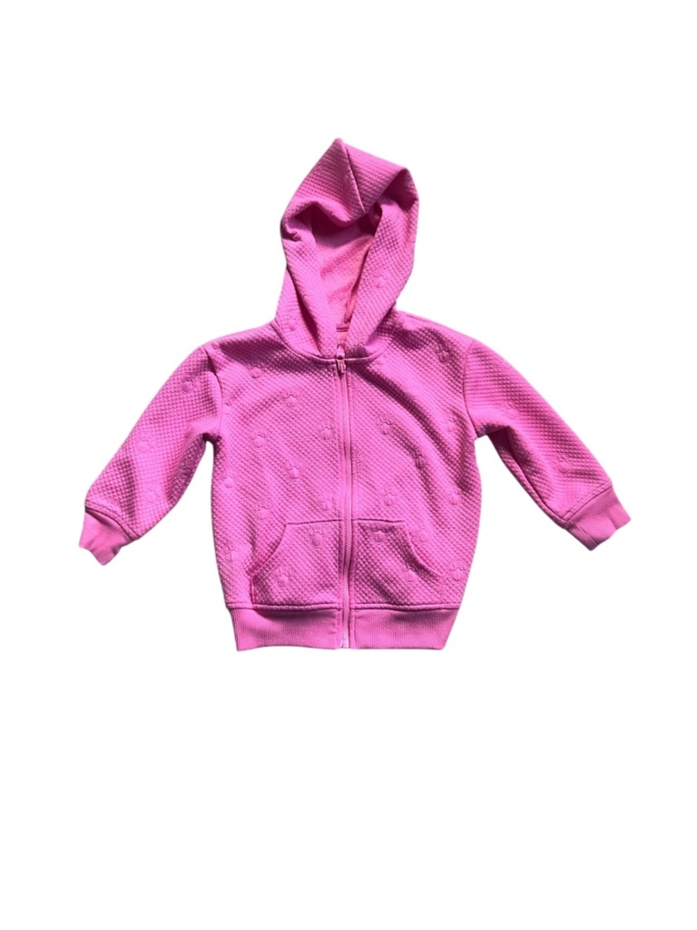Disney x Jumping Beans Minnie Mouse Pink Zip Up Hoodie 2T GUC